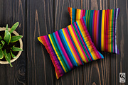 Colorful Rainbow Stripes Patterns, a Pattern Graphic by Creative Store (Thumbnail 3 of 5)