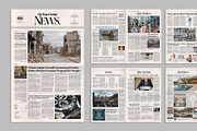 Classic Newspaper Template, a Magazine Template by BrandPacks (Thumbnail 1 of 7)