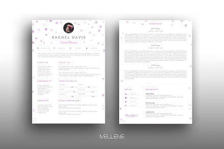 Resume / CV template - Rachel