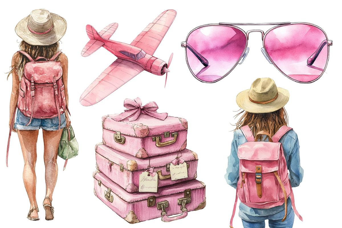Adventure Around the World Clipart, an Illustration by Designworld (Photo 5 of 6)