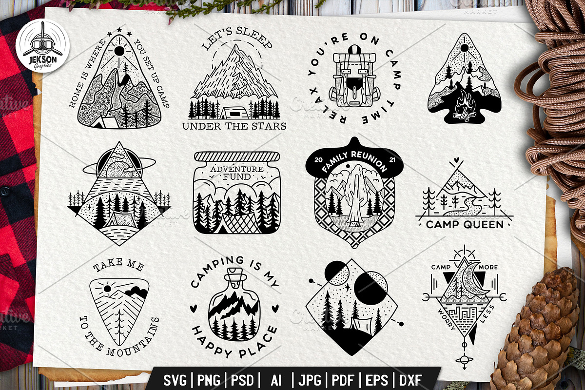 24 Sacred Geometry Hand-Drawn Bundle, an Object Illustration by JeksonGraphics (Photo 3 of 8)