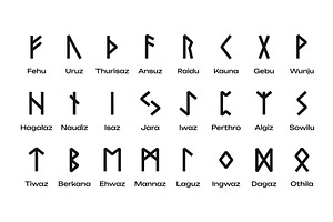 Nordic Runes. Scandinavian Runic