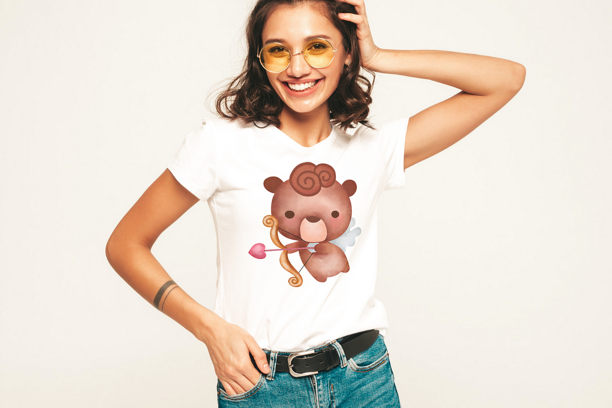 Cupid bear watercolor clipart, an Illustration by AkiraVilla (Photo 10 of 13)
