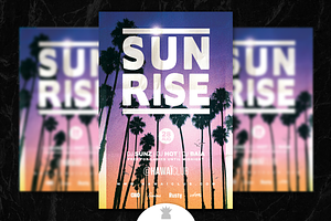 SUNRISE SUMMER Flyer Template
