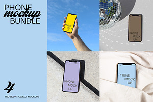 I-Phone Mockup Bundle PSD