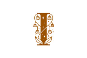 Letter I Lily of the Valley Logo, a Branding & Logo Template by Buqancreative (Thumbnail 3 of 4)