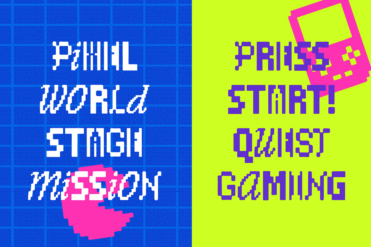Ransom Pixel - Display Font, a Font by Edignwn Type (Photo 3 of 10)