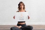 Modern Yoga Logo Design, a Branding & Logo Template by YUDesignStore (Thumbnail 4 of 9)