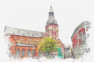 The Dome Cathedral in Riga
