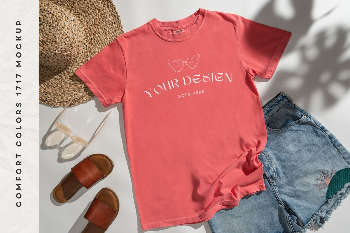 Comfort Colors 1717 Mockup Bundle, a Shirt Mockup by Moda Mocks (Photo 3 of 4)