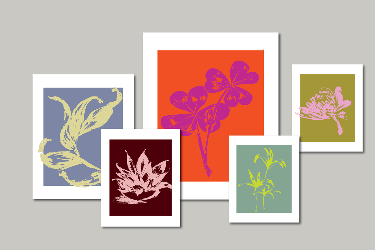 FLORAL POSTERS BUNDLE (50 SVG PNG), a Decorative Illustration by Bonfloret Studio (Photo 13 of 15)