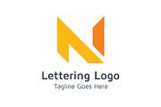 20 Logo Lettering N Template Bundle, a Branding & Logo Template by Acongraphic (Thumbnail 16 of 21)