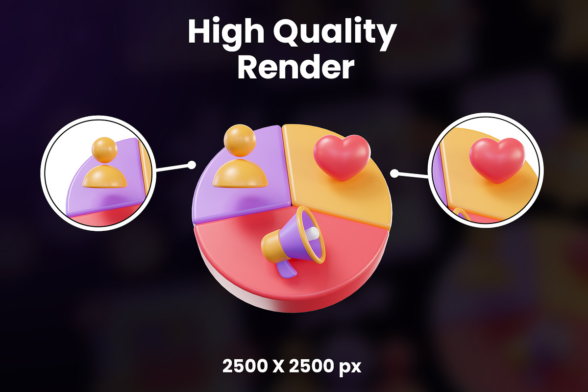 Social Media 3D Icon Design, an Object Graphic by Artnivora.Std (Photo 2 of 4)