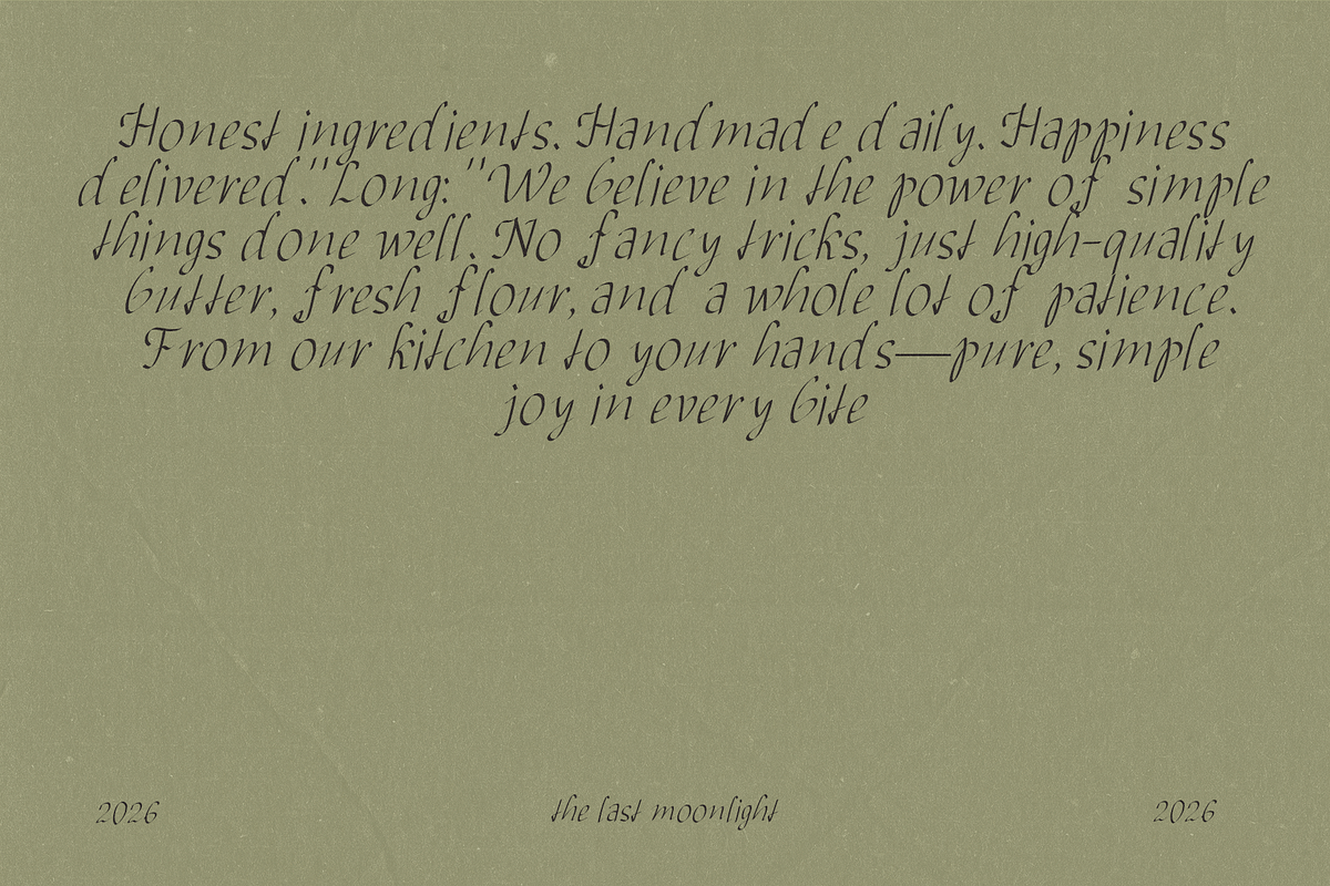Romantic Handwritten Caligraphy Font, a Script Font by Ashiya Pixel (Photo 3 of 13)