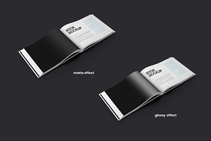 Book Mockups Hard Cover Landscape 2