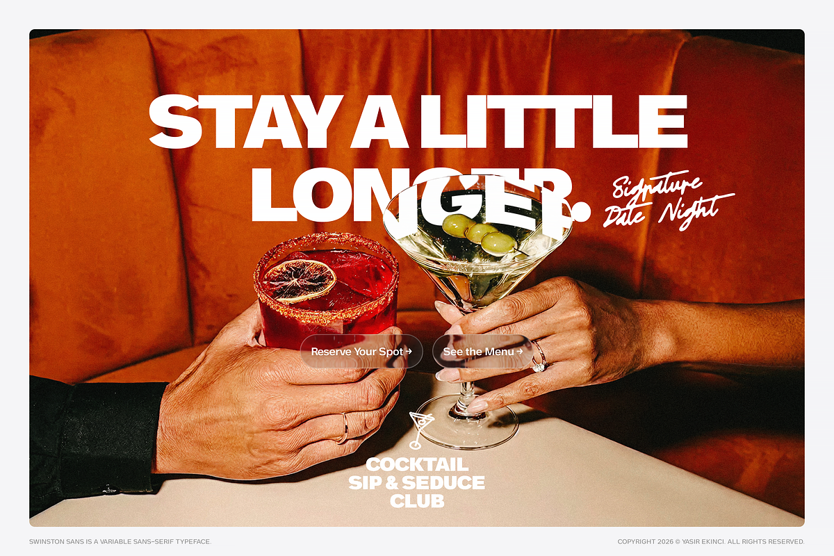 Swinston Sans Variable Typeface, a Sans Serif Font by Yasir Ekinci (Photo 16 of 17)