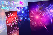 Happy New Year Fireworks Background, a Background Graphic by Digital Studio (Thumbnail 2 of 7)