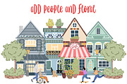 Town Creator - Clipart Collection, a Decorative Illustration by Alina Sh (Thumbnail 4 of 8)