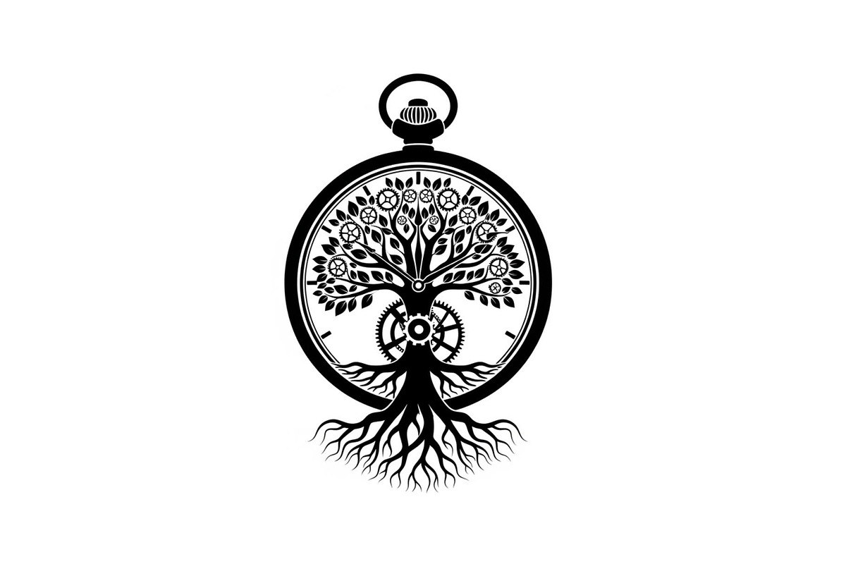 Steampunk Tree of Life Symbol Bundle, an Illustration by yasushie (Photo 17 of 31)