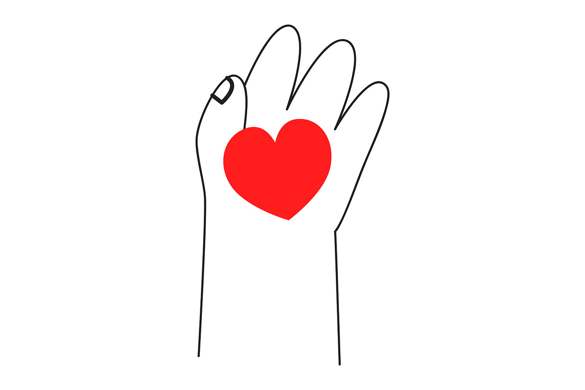 Valentines Day Heart Characters, a Healthcare Illustration by the_myro (Photo 18 of 21)