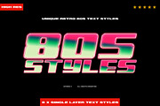 Retro 80s Text Styles byDBDS, a Brushes & More by dbdslondon (Thumbnail 2 of 8)