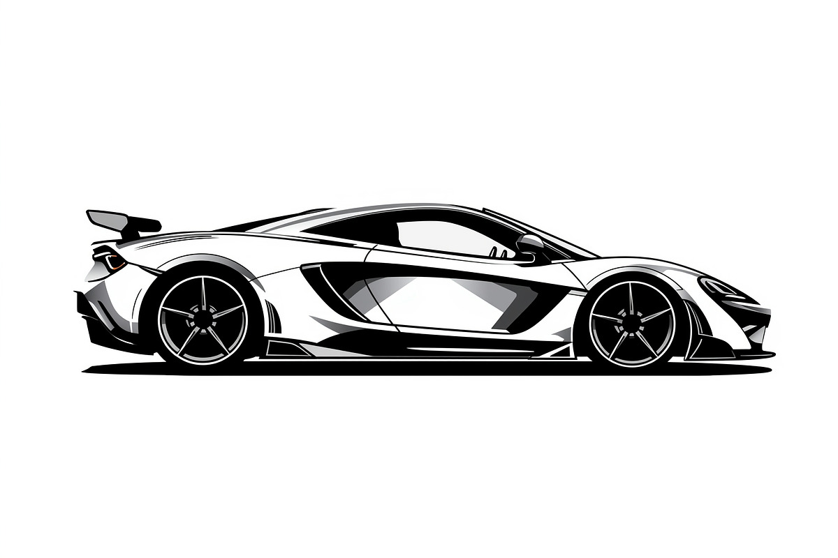 Racing Car Silhouette Bundle, an Illustration by Gfx_Store (Photo 2 of 9)