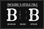 el Cabestor - Vintage Display+Extra, a Serif Font by Dm Studio (Thumbnail 2 of 6)