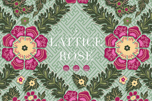 Lattice Rose Hand Illustrated Prints