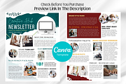Editable Canva Newsletter Template, an Email Template by PixelCraft (Thumbnail 2 of 8)