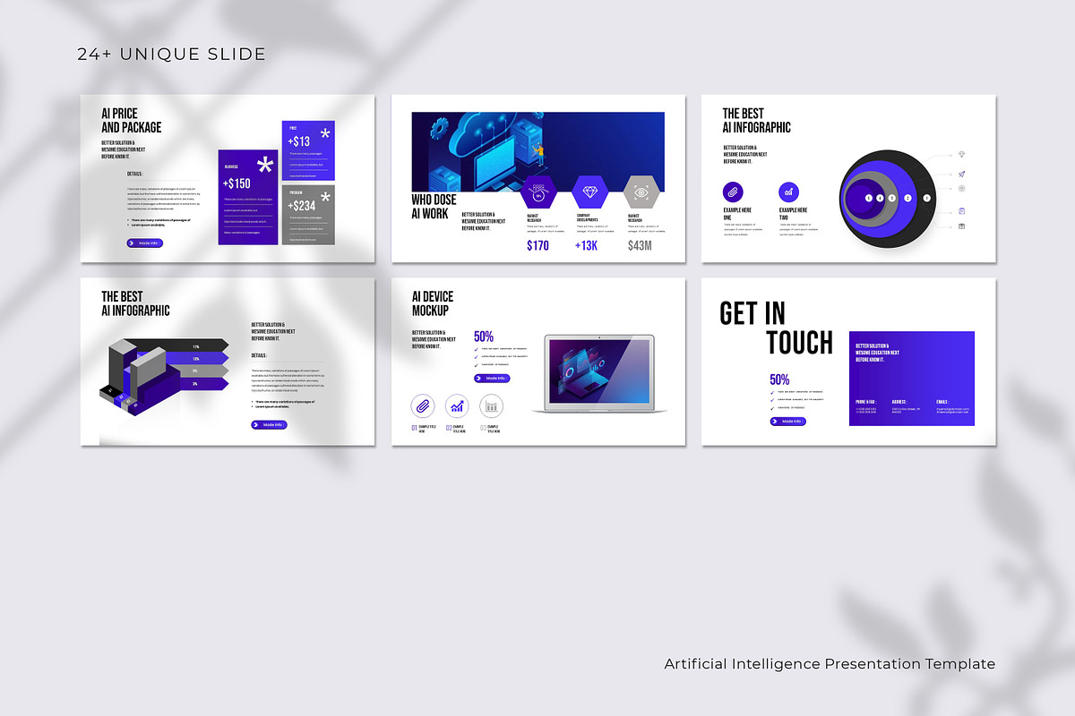 Artificial Intelligence Presentation, a Presentation Template by Creative-Work (Photo 6 of 9)