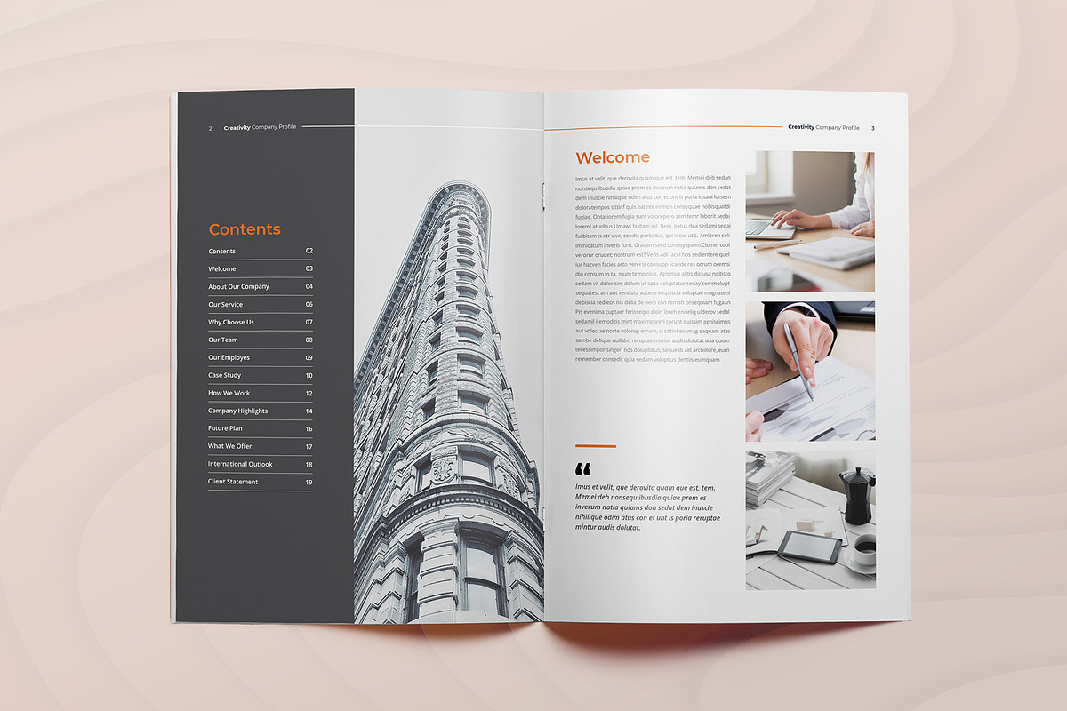 Company Profile, a Brochure Template by DesignDevisers (Photo 2 of 10)