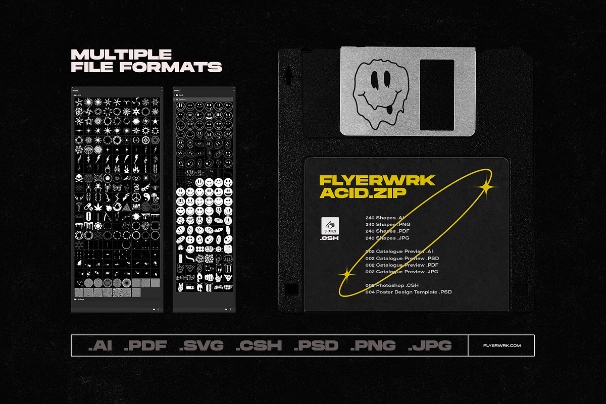 Acid Shapes, an Object Graphic by FLYERWRK (Photo 23 of 23)