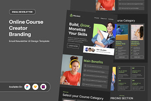 Meclass Email Newsletter Courses, a Marketing Template by twinstd