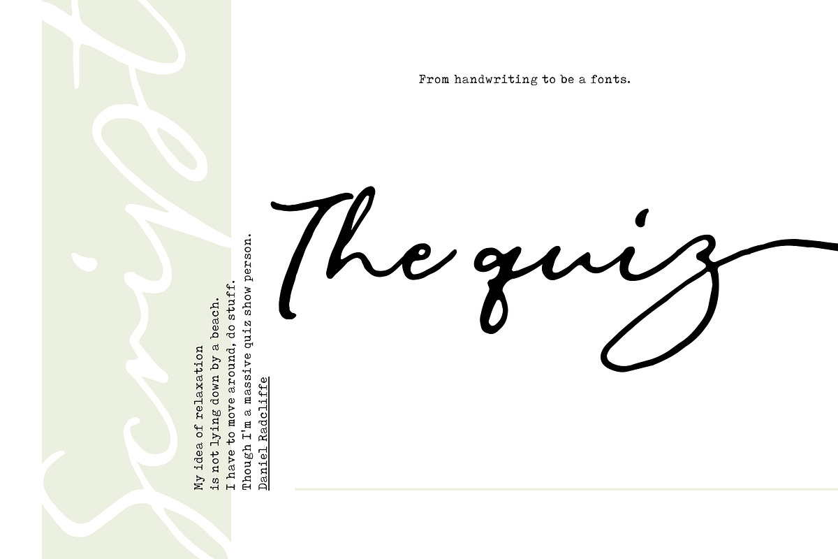 The Quiz Script
