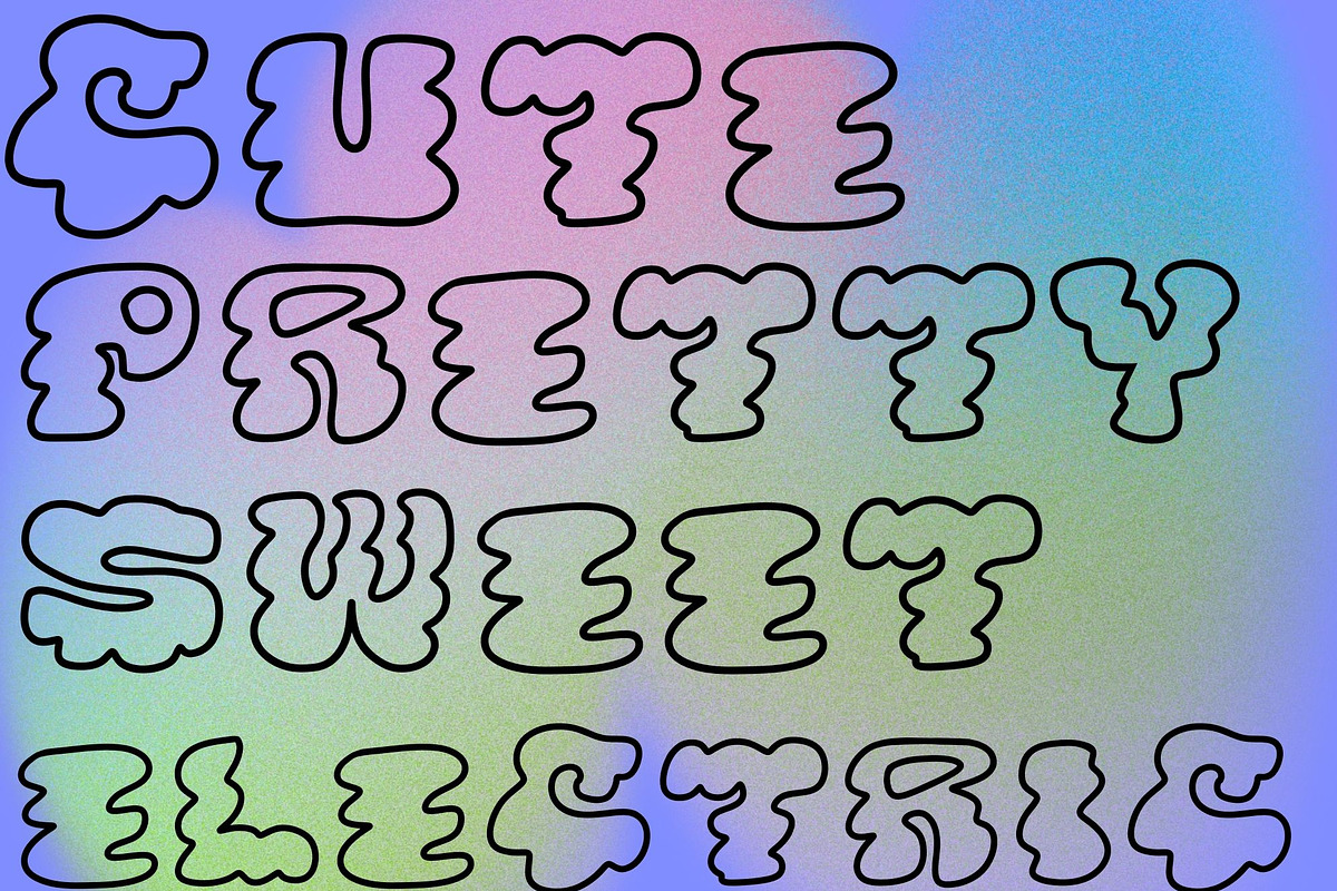 Puffy Jacket a hand-drawn puffy font, a Handwritten Font by Eryn Rose Design (Photo 8 of 18)