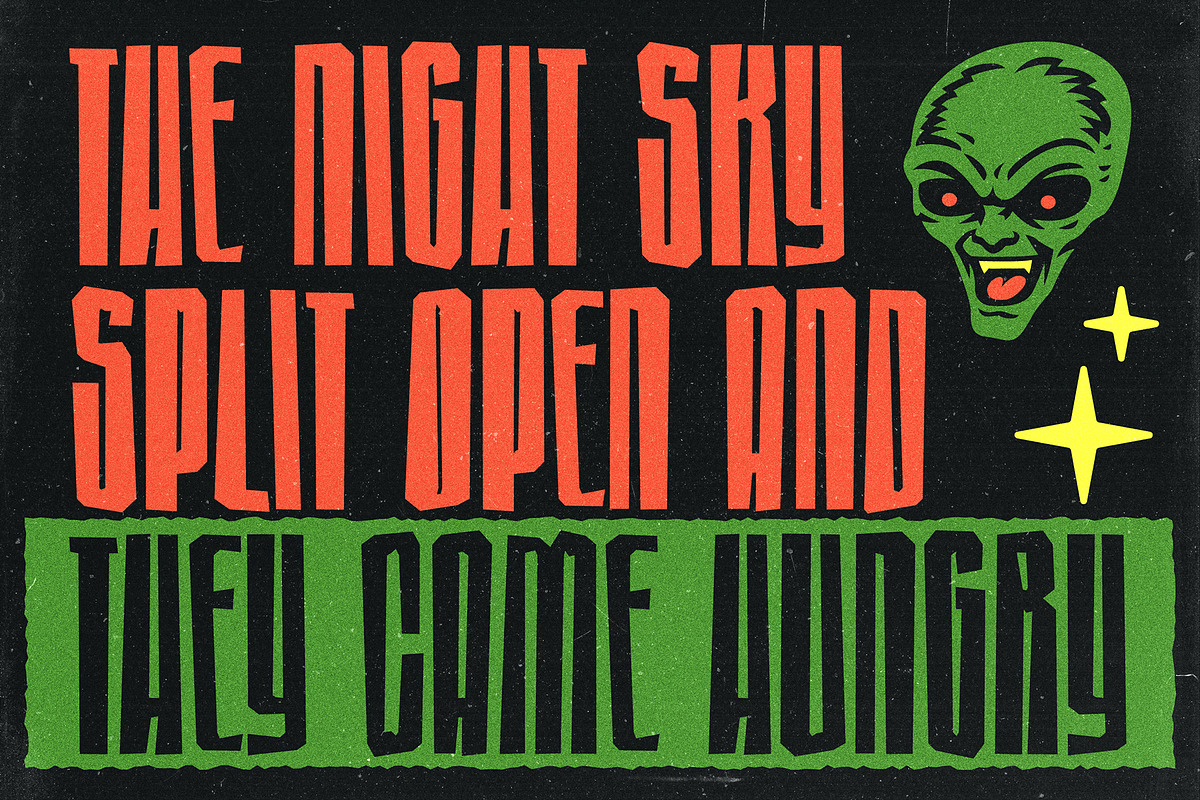 Gravenreach - Rugged Display Font, a Sans Serif Font by Snape Design Studio (Photo 6 of 12)