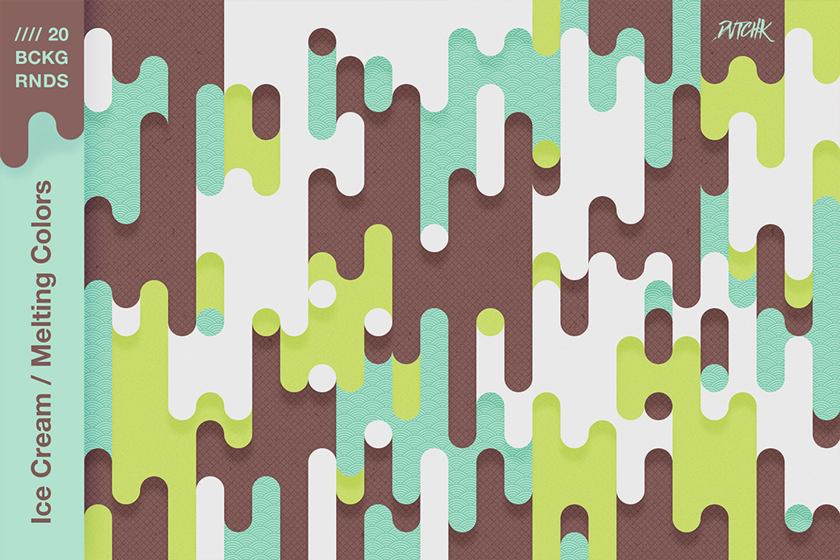 Ice Cream Melting Colors Backgrounds, a Background Graphic by dvtchk (Photo 5 of 5)