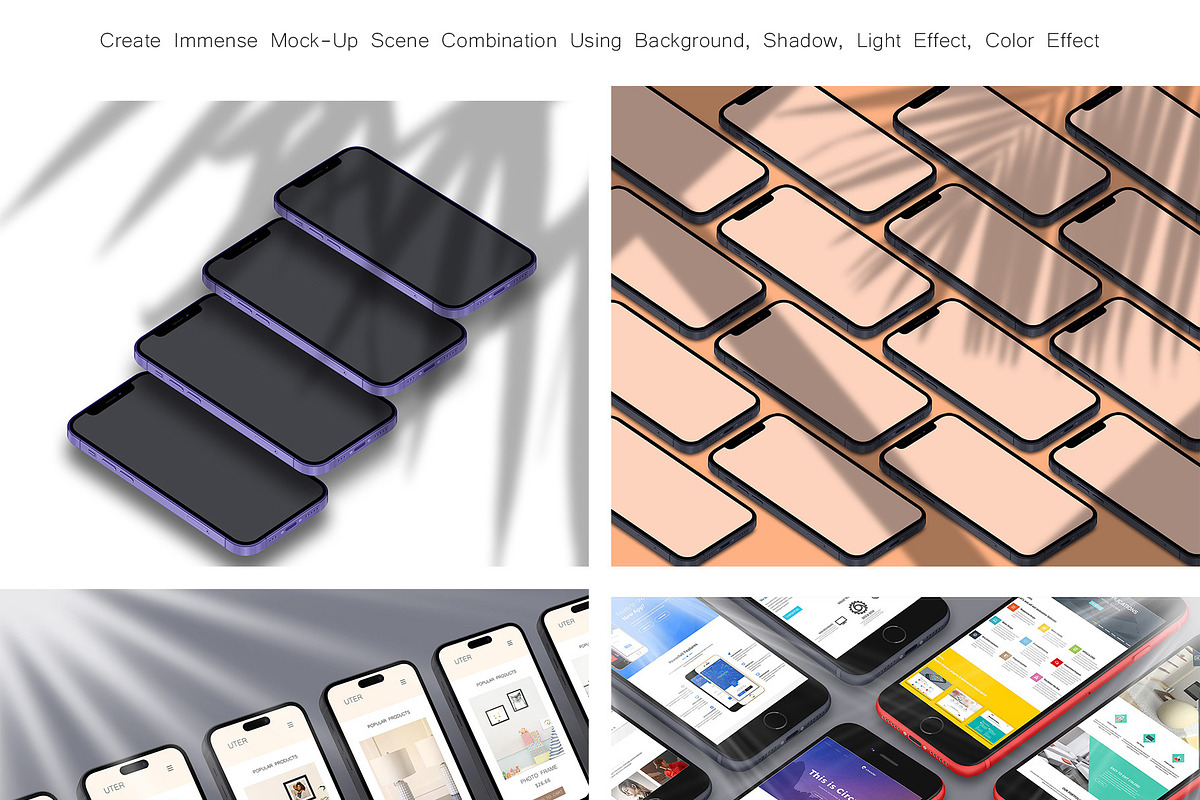 ALL 3D iPHONE MOCK-UP BUNDLE VOL-I4, an iPhone Mockup by Graphicsworld125 (Photo 6 of 20)