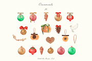 Warm Christmas Watercolor, a Seasonal Illustration by Catch the Dream Art (Thumbnail 16 of 21)