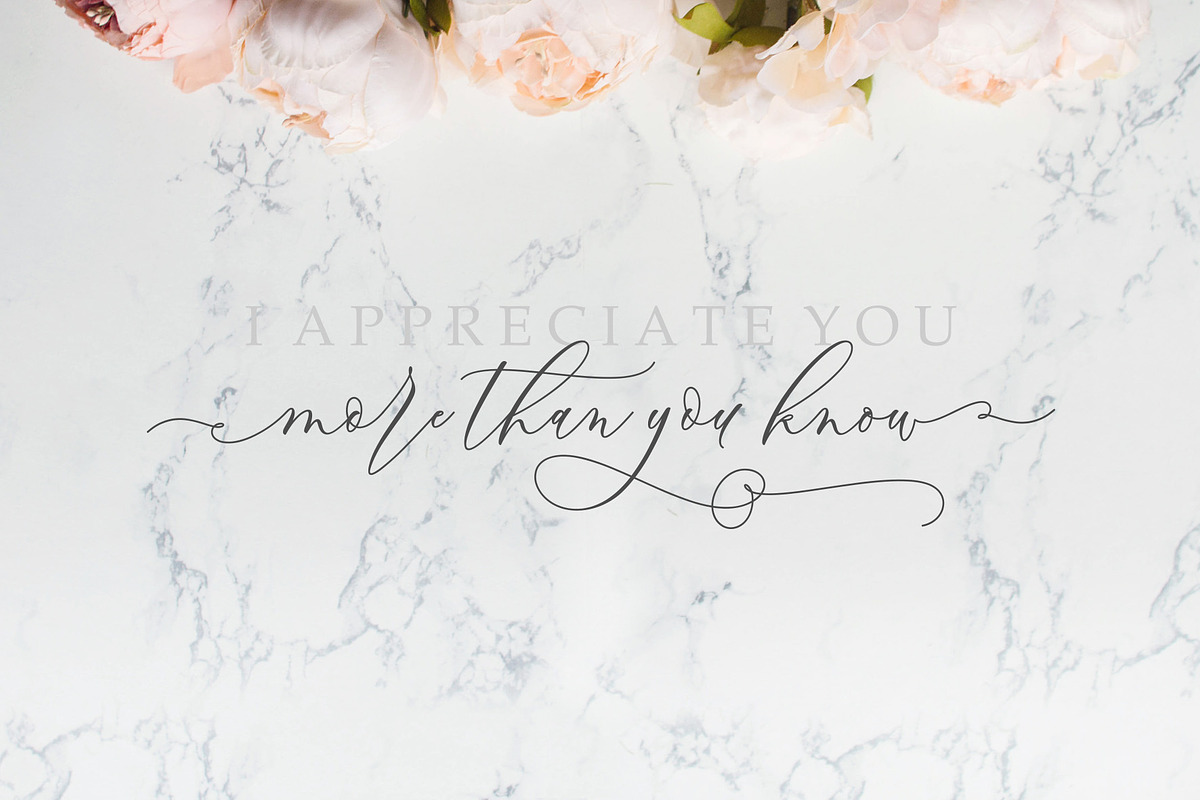 Boutinela Script, a Script Font by JamalCreativeStudio (Photo 10 of 10)