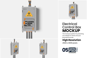 Electrical Control Box Mockup, a Product Mockup by bimockup