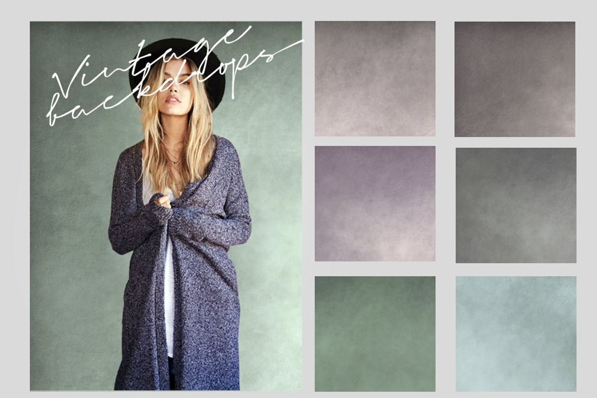 Vintage Photography Backdrops, a Texture Graphic by Photohacklovers (Photo 1 of 5)