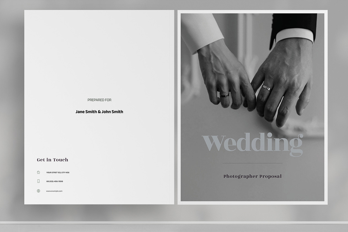 Wedding Event Photography Proposal, a Brochure Template by Boris Cupac (Photo 2 of 7)