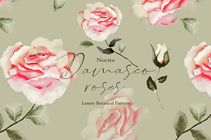 Damasco Roses, Luxury Pattern