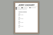 Beige Resume Template Word &InDesign, a Resume Template by Scribbled Napkin Design (Thumbnail 4 of 4)