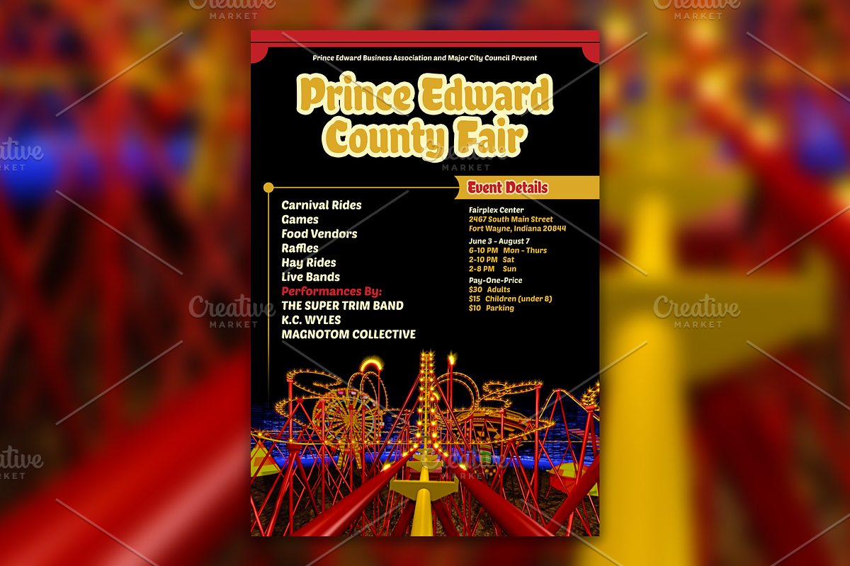Coaster Animated Handout Template, a Marketing Template by Hit Pictures (Photo 3 of 4)
