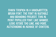 Fancy Tropica Summer & Holiday Font, a Handwritten Font by QR Design Studio (Thumbnail 4 of 7)