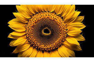 yellow sunflower mandala ai, a Nature Photo by pikepicture