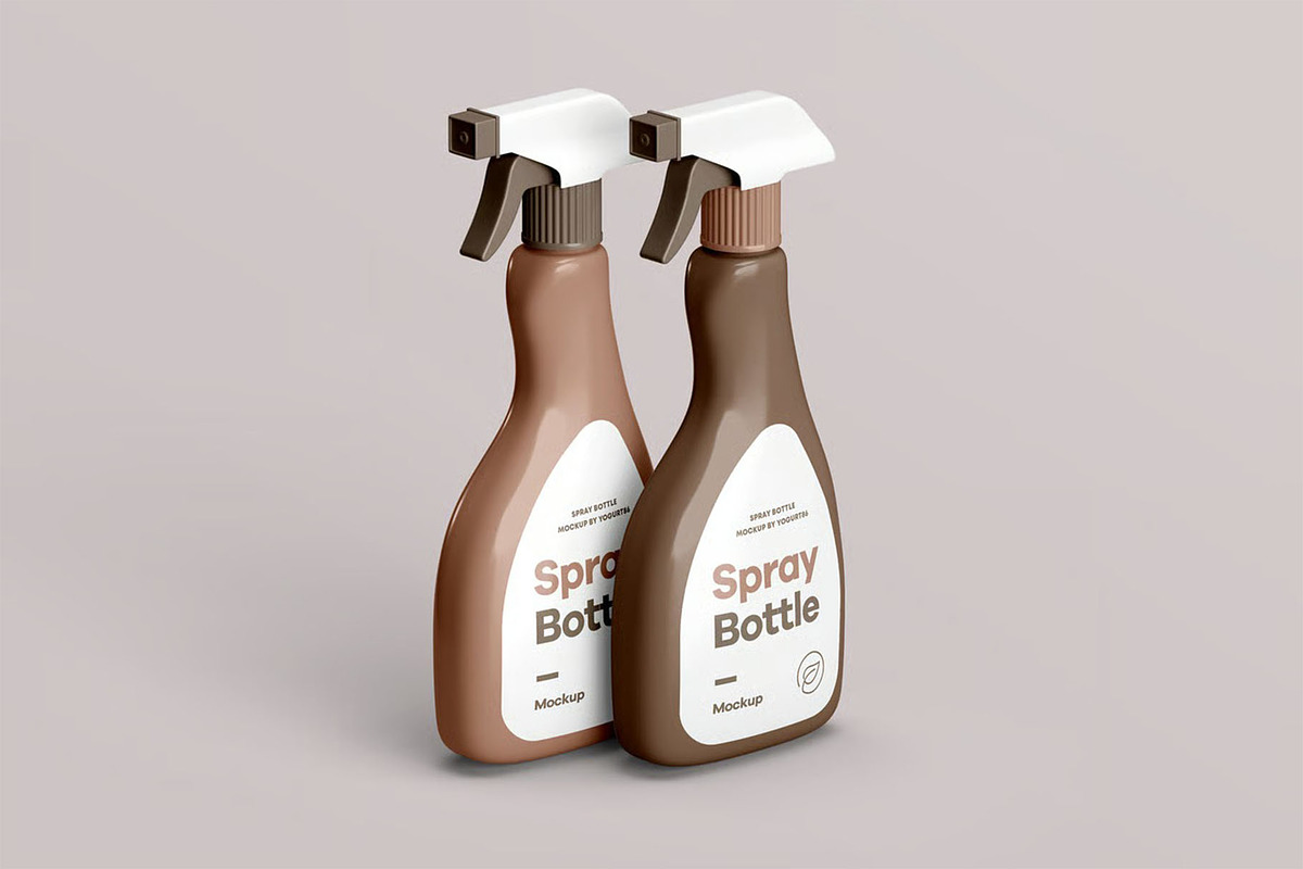 Spray Bottle Mock-up, a Product Mockup by zippypixelstudio (Photo 8 of 13)