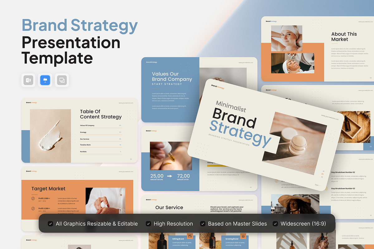 Brand Strategy Keynote, a Presentation Template by Annora Studio (Photo 1 of 5)